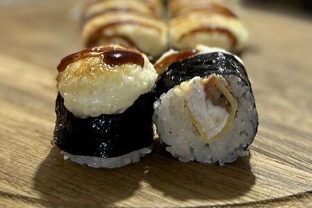 Запеченный с лососем спайси