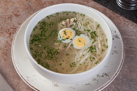 Суп-лапша куриная