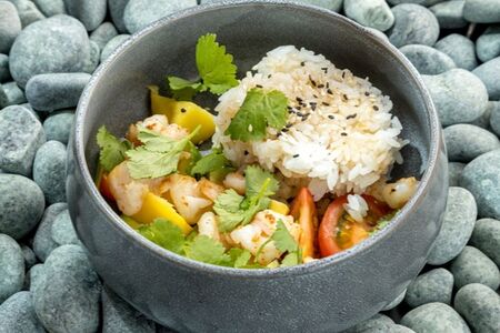 Поке с креветками