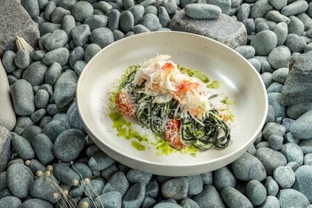 Паста с крабом