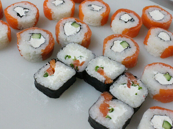 У бобра роллы