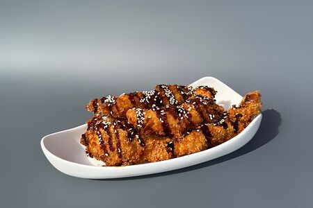 Курочка в темпуре с соусом терияки