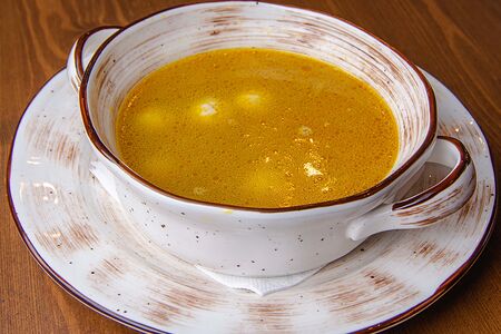 Суп куриный с фрикадельками