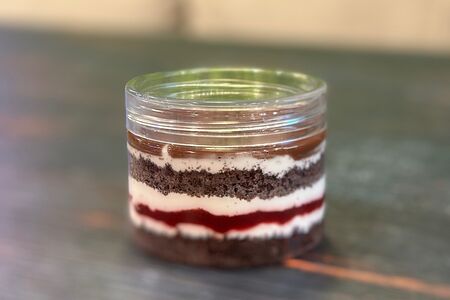 Трайфл без глютена и сахара-клубника