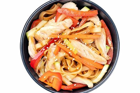 Удон с курицей