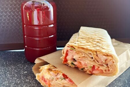 Комбо Шаверма и морс