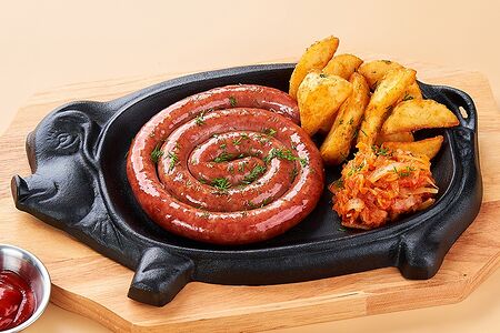 Горячая сковородка с улиткой