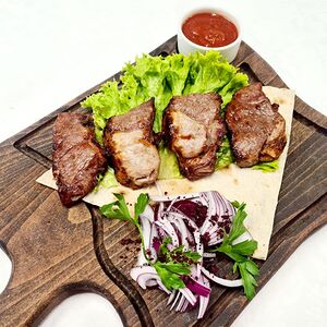 Шашлык из бараньей мякоти