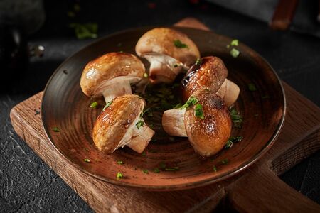 Шампиньоны на углях