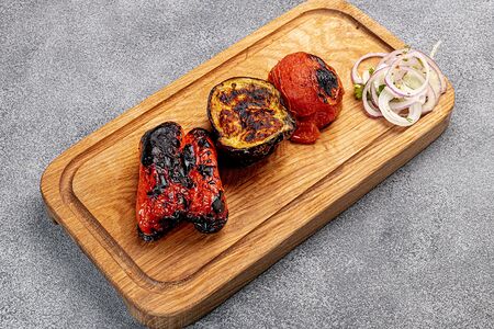 Овощи на мангале