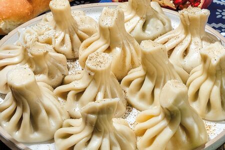 Хинкали с бараниной