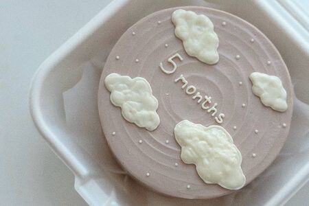 Бенто-торт На месяц облака 