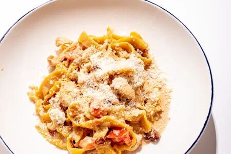 Домашние паппарделле с цыпленком