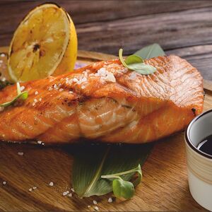 Сёмга на мангале