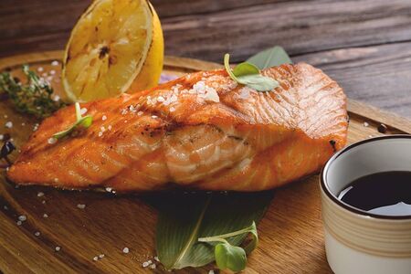 Сёмга на мангале