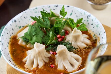 Мини-хинкали с сыром