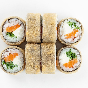 Хот ролл лосось с огурцом