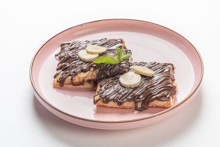 Блинчики с Нутеллой и бананом