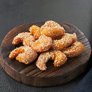 Креветки в соусе сливочный терияки