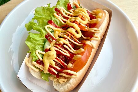 Хот-дог с наггетсами