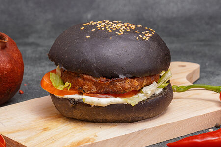 Гамбургер с говяжьей котлетой