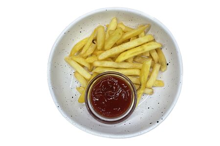 Картофель фри с соусом на выбор