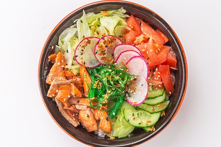 Боул с лососем