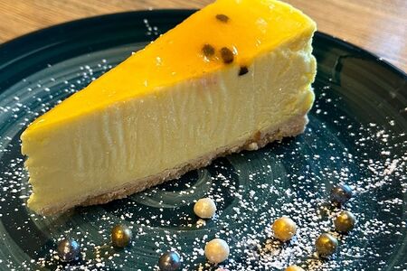 Чизкейк Манго-маракуйя