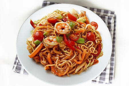 С креветками