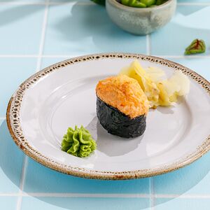 Запеченные суши с креветкой