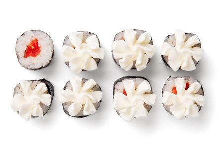 Мини-ролл с перцем и сыром