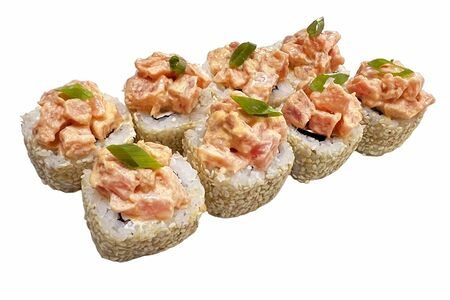 Острый ролл с лососем Vip биг