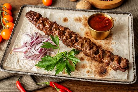 Кебаб из калмыцкого ягнёнка