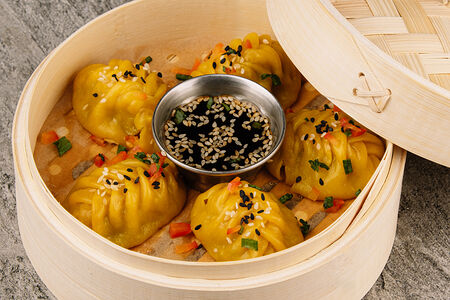 Дим-самы с говядиной на пару