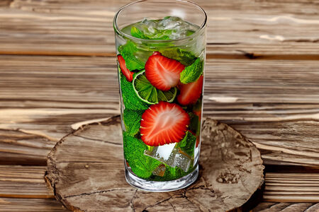 Мохито клубничный