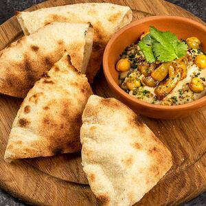 Мутабаль из печеных баклажанов