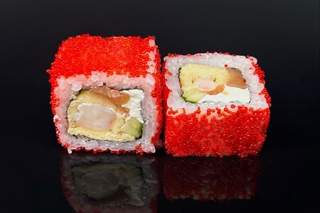 Ролл с Креветкой и лососем