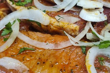 Маринованная свиная корейка