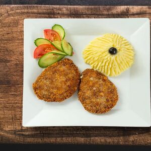 Котлета с гарниром