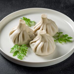 Хинкали из говядины и свинины