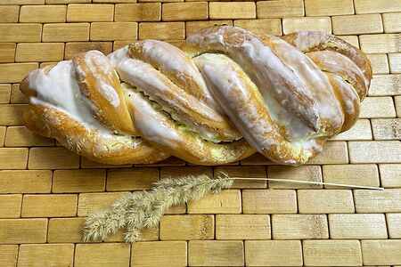 Эстонская булочка с бананом