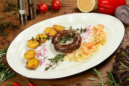 Фирменная колбаска из мраморной говядины