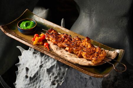 Кебаб по-бомбейски из креветок