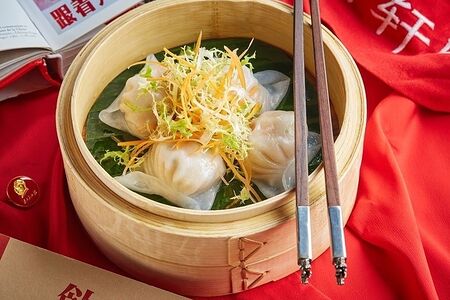 Димсамы креветками