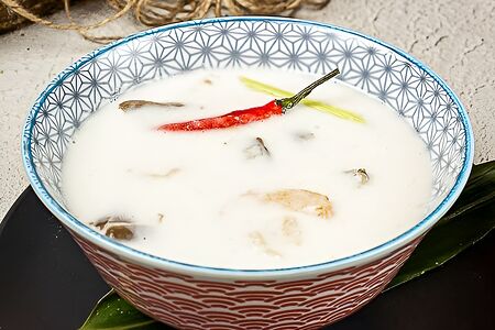 Том кха с креветками