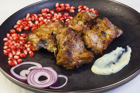 Шашлык из cвинoй шеи