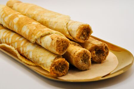 Трубочка с домашней вареной сгущенкой