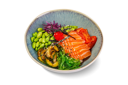 Поке с лососем