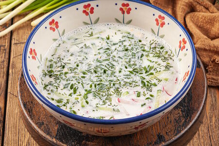 Окрошка на кефире