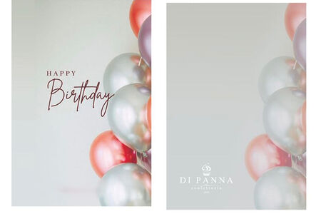 Открытка фирменная Happy Birthday